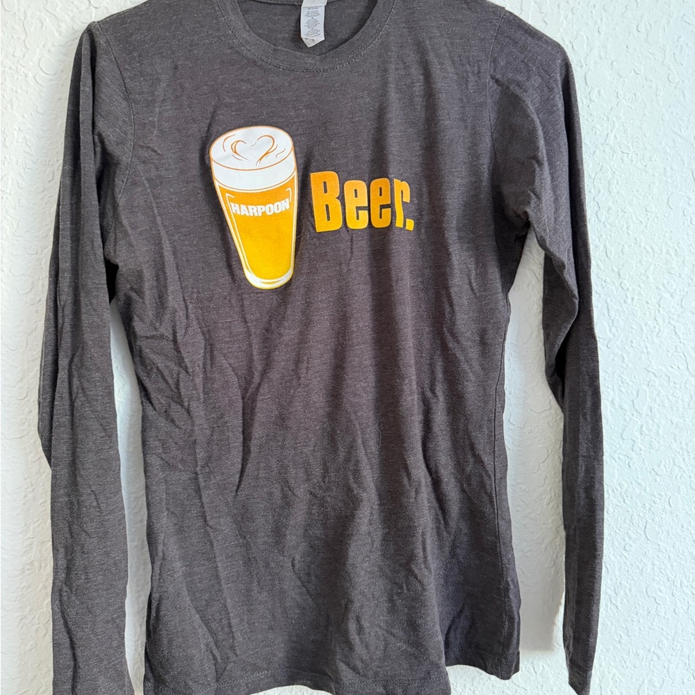 Beer Women's Charcoal Long Sleeve Tee